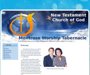 montrosentcog.org: Montrose Worship Tabernacle
Come Worship with us at The Montrose Worship Tabernacle.
Our Senior Pastor: Rev. Dr. B.A. Hamid and his wife Sis. Helen Hamid warmly welcomes you to our church in the name of our Lord and Savior Jesus Christ.