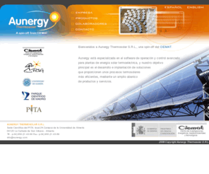 aunergy.com: AUNERGY THERMOSOLAR | Control avanzado para plantas de energía solar termoeléctrica
Especialistas en el software de operacion y control avanzado para plantas de energia solar termoelectrica