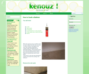 kenouz.com: Kenouz!
Kenouz - How to do all sorts of things!