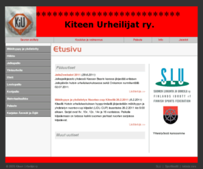 kiteenurheilijat.fi: Etusivu - kiteenurheilijat
