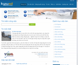 kysuxd.com: Kysuxd website dành cho kỹ sư xây dựng | Tìm việc làm ngành xây dựng, tạo cv trực tuyến
Website dành cho kỹ sư xây dựng tìm việc làm nghành xây dựng, tuyển dụng xây dựng, vật liệu xây dựng cho mọi nhà