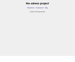 odreex.com: odreex | The Odreex Project
The home page of the odreex project (odreex)