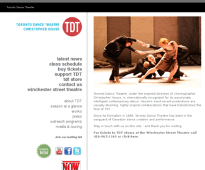 tdt.org: Toronto Dance Theatre - Paris/Toronto Project
