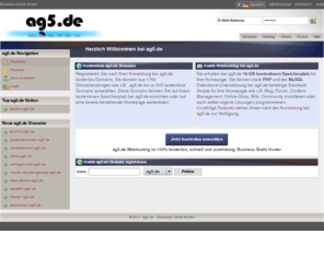 ag5.de: ag5.de - Business Gratis Hoster
ag5.de - Business Gratis Hoster