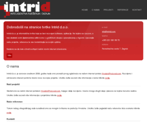intrid.com: Intrid d.o.o. za informatičke usluge
...