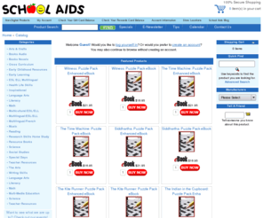 schoolaidsebooks.com: Catalog School Aids Educational Materials for Teaching and Parents
Catalog School Aids Educational Materials for Teaching and Parents