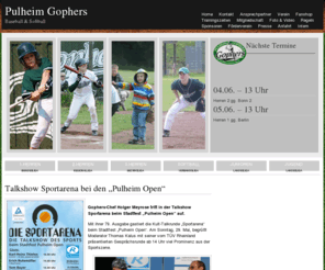 pulheim-gophers.de: Pulheim Gophers | Baseball & Softball e.V.
Pulheim Gophers Baseball und Softball Verein