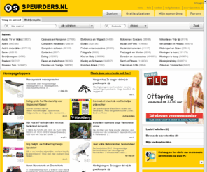 speurders.nl: Speurders.nl: tweedehands en nieuwe produkten kopen en gratis verkopen
Op Speurders.nl vind je aanbiedingen, tweedehands en nieuw, te koop gevraagd en aangeboden.