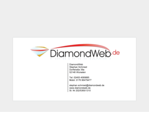 diamondweb.de: DiamondWeb - Webdesign für Würselen und Aachen
 :: Startseite ::  - DiamondWeb - treffsicheres Internetmarketing für Würselen und Aachen