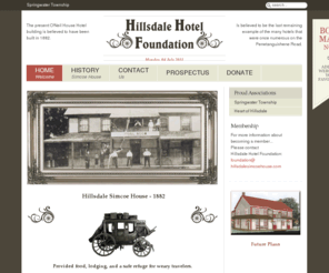 hillsdalesimcoehouse.com: Hillsdale Hotel Foundation
The present O`Neil House Hotel building is believed to have been built in 1882.  Is believed to be the last remaining example of the many hotels that were once numerous on the Penetanguishene Road.