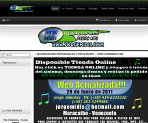 pistasenmp3.com: ::: Secuencias MIDI Profesionales y Pistas en Mp3 ::: www.jorgemidis.com
Joomla! - el motor de portales dinámicos y sistema de administración de contenidos