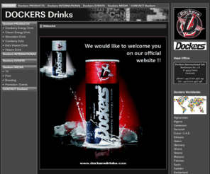 dockersenergy.com: Welcome
Dockers Cranberry Energy Drink