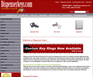 bobrickdispenserkeys.com: Dispenser Keys, Parts and Locks  for Toilet Paper and Paper Towel Dispensers - Buy Online!
Offering replacement dispenser keys for many models of toilet paper, paper towel, multifold, and roll towel dispensers. Find the exact dispenser key you need, and save with our low pricing.