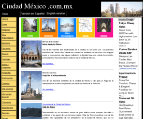 ciudadmexico.com.mx: Ciudad México .com.mx - Ciudad de México en internet
Zonas, imagenes, museos, hospedaje, sitios arqueologicos y otros atractivos turísticos de la Ciudad de México. English version available.