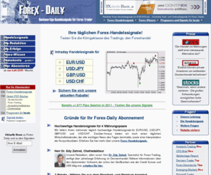 forex-daily.com: Forex Handelssignale, Signale für die Forex, Forexhandel
Forex -Daily, Forex Handelssignale, Täglich konkrete Einstiegs- und Ausstiegssignale für Forex-Trader, Forex Trades