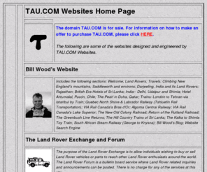 tau.com: TAU.COM Websites
TAU.COM Websites