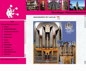 ueberlinger-muensterkonzerte.de: Überlinger Münsterkonzerte e.V. - Bodensee  - Chorkonzerte, Orgelkonzerte - Programm
Überlingen Münster Kirchemusik Melanie Jäger-Waldau