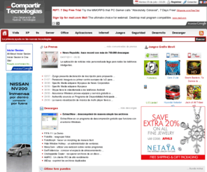 compartir-tecnologia.com: Compartir Tecnologias
GNT is a Hi-tech portal : computing, hardware, mobility, enterprise, multimedia, video game PC consoles, technical help, downloading, windows processes , tips, tricks, How-to for Windows Seven 7 Vista, XP, 2008 Server, 2003, 2000, NT, 95, 98, Linux, and Mac OS X. Tech news, free software download, test, tutorial, reviews,  comparative and optimizations.
