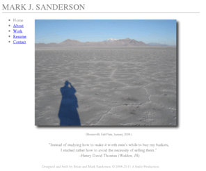 markjsanderson.com: Mark J. Sanderson
Mark Sandersons Homepage