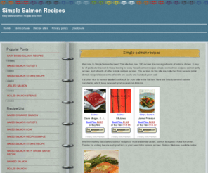 simplesalmonrecipes.info: Simple Salmon Recipes
Easy and fun recipes for cooking salmon