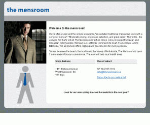 themensroom.ca: the mensroom
