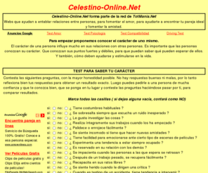 celestino-online.net: CELESTINO-ONLINE.NET
Celestino-Online.net, juegos y test para encontar pareja