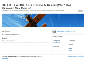 hotkeywordspyreview.com: HOT KEYWORD SPY Review & Killer $2497 Hot Keyword Spy Bonus!
WARNING: DONT Hot Keyword Spy without Reading This Hot Keyword Spy Review! Hot Keyword Spy Bonus Included!