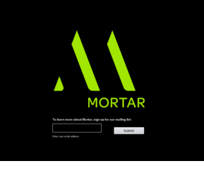mortardata.com: Mortar - Home
Mortar is a platform for code-based data integration.