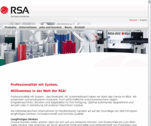 rsa.de: Herzlich Willkommen... :: RSA cutting systems GmbH
Herzlich Willkommen...  mission- statement unternehmen die rohre profile und bleche metall verarbeiten stehen diensten unserer arbeit maximale wirtschaftlichkeit