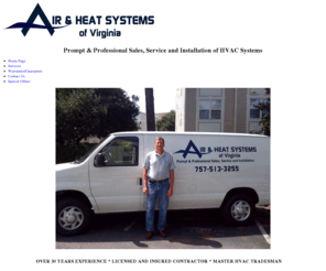 airandheatsystemsva.com: Home Page
Home Page