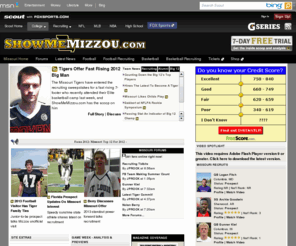 insidemizzou.com: Scout.com - College and High School Football, Basketball, Recruiting, NFL, and MLB Front Page
The Scout.com Network covers college, NFL, MLB, high school, recruiting, and much more