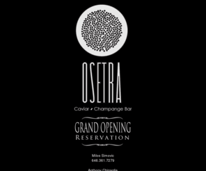 osetranaples.com: Osetra ~ Naples, Florida ~ Caviar, Wine, Champange & more
Osetra is located in downtown Naples.  Serving and Catering caviar, gift baskets, smoked salmon, wine, chocolates and other fine foods & gifts...