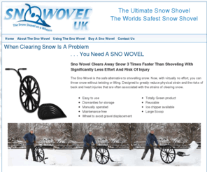 wovel.co.uk: Snow Shovel Clear Snow Easily With The Sno Wovel
Sno Wovel Wheeled Snow Shovel Clears Away Snow 3 Times Faster Than Shoveling With Significantly Less Effort And Risk Of Injury