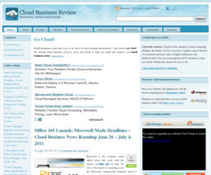 cloudbusinessreview.com: Cloud Business Review
Cloud business reviews and trends on small business cloud services, solutions and applications.