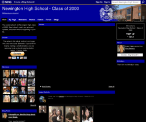 nhs2000.com: Newington High School - Class of 2000 - Millennium Alumni
The social network for Newington High, class of 2000. Stay in touch, catch up, get event updates, and share what's happening in your life.