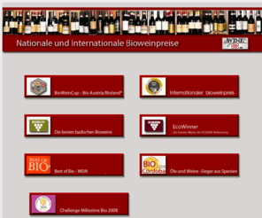 weinpreis.org: Bio-Weinpreise nationale und internationale
Bio Weinpreise - Liste der Siegerweine - Martin Darting ist Verkoster bei vielen Weinpreisen im konventionellen und BioWeinpreis. Seit 1998 organisiert Martin Darting den internationalen BioWeinpreis der BioFach - Bericht über die Degustation, Das Weinbild vorgestellt von Martin Darting - Dar-Vino und WINE System 