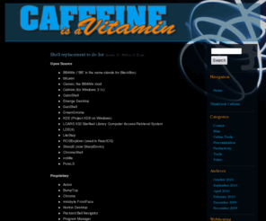 caffeineisavitamin.com: Caffeine is a Vitamin!
Yet another geek blog