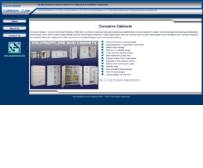 corrosivecabinets.com: Corrosive Cabinets
Corrosive Cabinets For Cleanroom & Lab Safety Applications