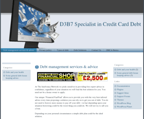 d3b7.com: D3B7 | Debt Management Plans | Credit Card Debt
D3B7 is a debt specialist, we have been in debt, are debt free and can help you to also become debt free.