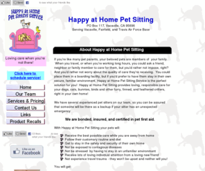 happyathomepetsittingservice.com: Happy at Home Pet Sitting
pet sitting service Vacaville, CA