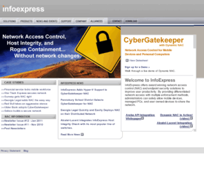 infoexpress.com: Network Access Control
Dynamic NAC - Network Access Control without Network Changes. The number 1 rated NAC solution that provides the easiest installation and deployment.
