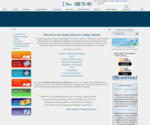 integritytrainingsolutions.com: Integrity Business College
Integrity Business College is a Registered Training Organization (RTO) specializing in business training and online computer courses