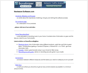 nextwave-software.com: NextWave Software
Nextwave Software websites and products