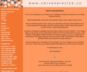 cervena-recice.cz: W W W . C E R V E N A R E C I C E . C Z
