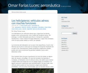 omarfariasluces.net: Omar Farías Luces
Omar Farias Luces nos trae noticias y curisiodades del mundo de la aviación y la aeronáutica