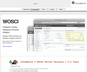 osicommerce.com: osicommerce.com - Bütünleşik e-Ticaret Sistemi
Osicommerce Bütünleşik Eticaret Sistemi - Oscommerce Destek Servisleri