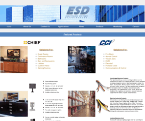 esdlink.com: ESD
Electronic Systems Distributors is a wholesale distributor of low-voltage systems. ESD will help you provide everything you need to support your customer.  From raceway and wire to tools and equipment.