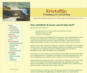 kristallijn.info: Kristallijn
Kristallijn biedt training en coaching aan en healing sessies  op natuurgeneeskundige basis, alsmede  begeleiding rond ziekte en stervensbegeleiding.  Marja de Man is BIG geregistreerd.