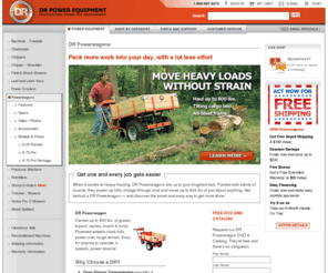 easyhauling.com: DR® Power Equipment - Powerwagons - powered wagon all terrain utility vehicle
DR® Powerwagon - all terrain utility vehicle hauls dirt, stone, gravel, wood, topsoil and more - maneuverable and less expensive than other solutions