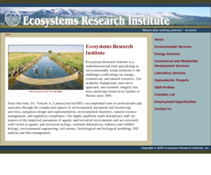 ecosysres.com: Ecosystems Research Institute
